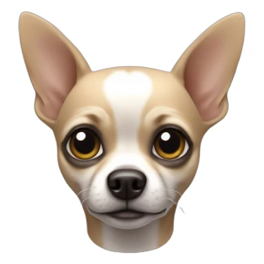 Chihuahua noir sticker