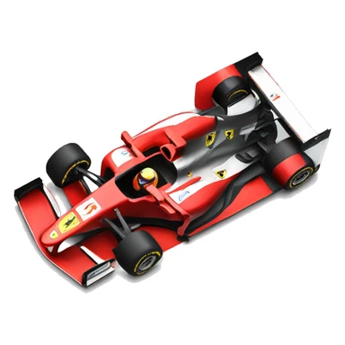 ferrari f1 car sticker