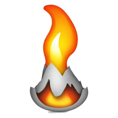 Linux on fire sticker