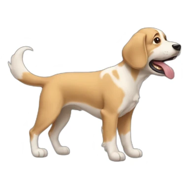 Perro ladrando  sticker