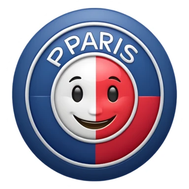 Emoji logo psg sticker