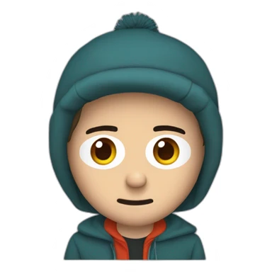 Craig Tucker South Park chullo hat sticker