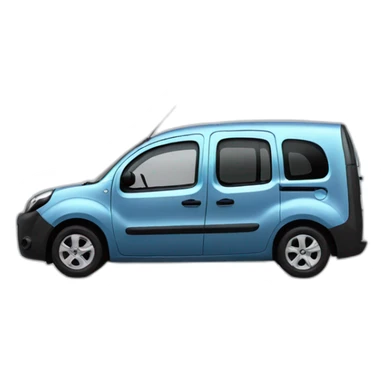 Renault kangoo de face sticker