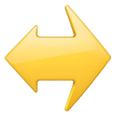 arrow curved emoji-style sticker