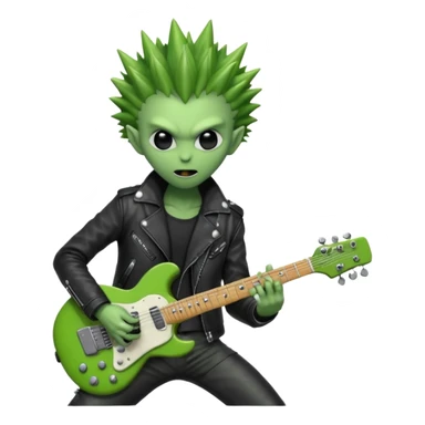 rock player alien sticker