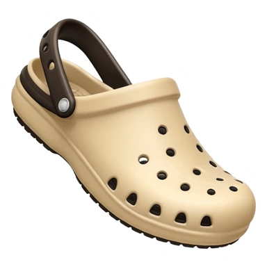 I need emojis of classic original Crocs shoe in pure White, pure Black and pure Beige sticker