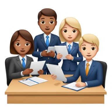 HR works: administrative, people, collaboration sticker