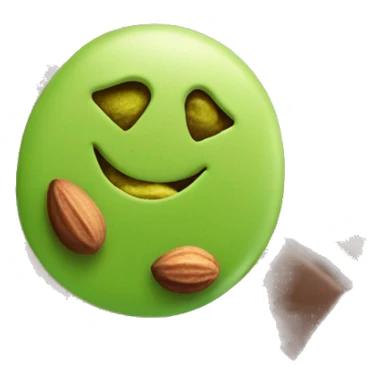 A bar of Dubai chocolate filled with Green pistachio cream sticker