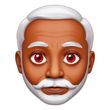Modi with red eyes sticker