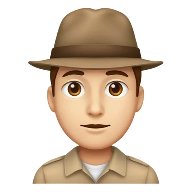 rizz face with a hat sticker