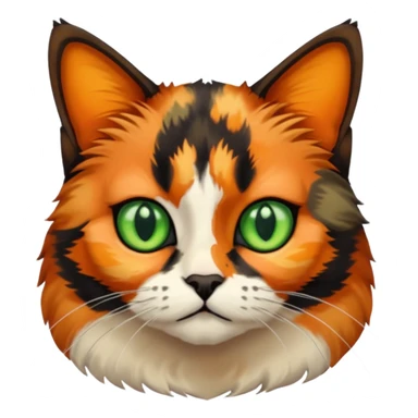 Tortoiseshell cat sticker