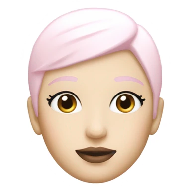 pastel pink and white make up product  sticker