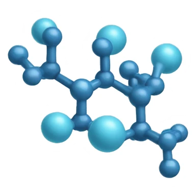 H2O molecule sticker