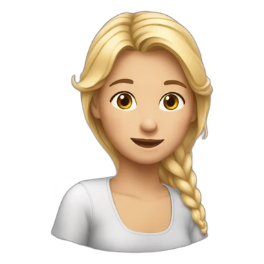 Une fille qui fait un câlin à une fille sticker