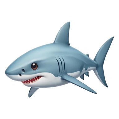 Create a shark that looks like a human sticker