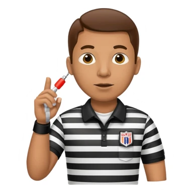 American football Referee sticker