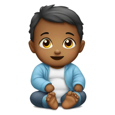 A baby  sticker