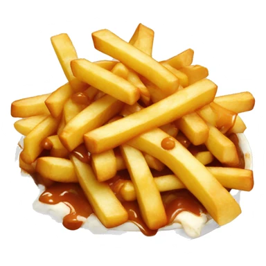 poutine qui mange une poutine sticker