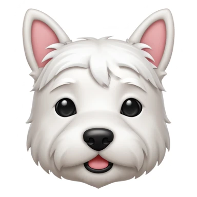 Westie Emoji sticker