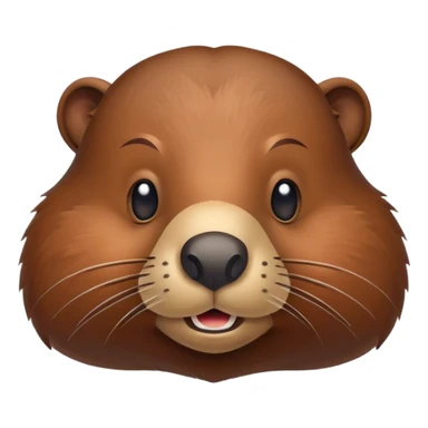 Beaver good morning sticker