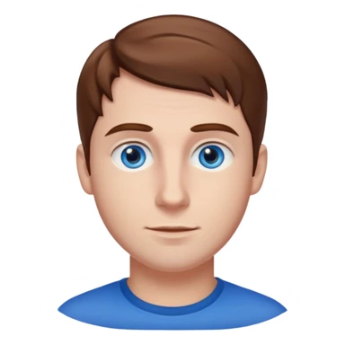 Elmer Bäck (b.1981) with blue eyes, brown hair sticker