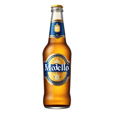 Modelo beer bottle sticker