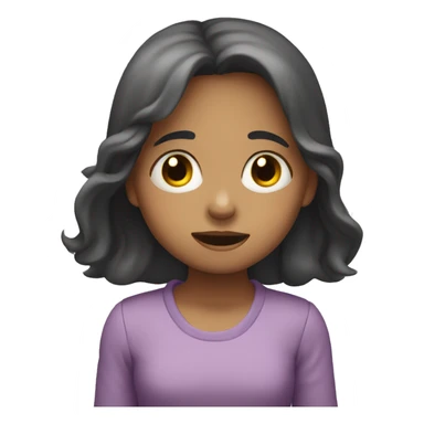 niña durmiendo  sticker