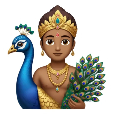 Murugan vel and peocock at back vel also with  sticker