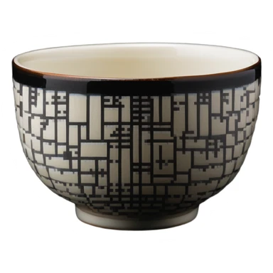 traditional chawan Japanese tea bowl sticker