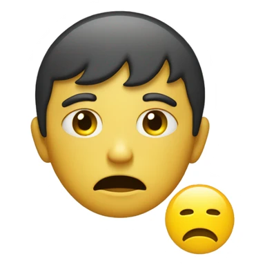 judgmental and shame emotion yellow circle sticker