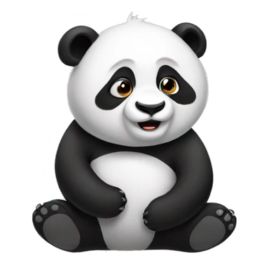 Panda that looks like Trump sticker