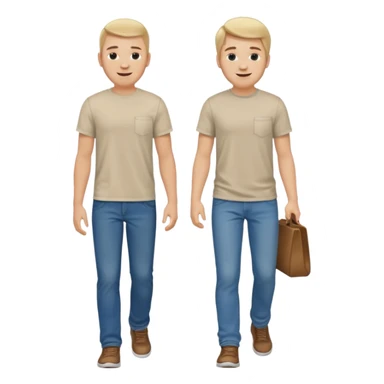 two guys going home sticker