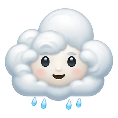 faceless cloud sticker