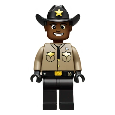 Lego sheriff's deputy sticker