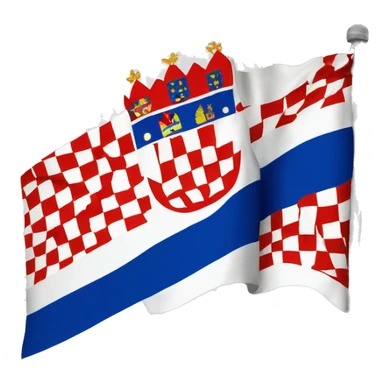 Flag of the Croatian Republic of Herzeg-Bosnia sticker