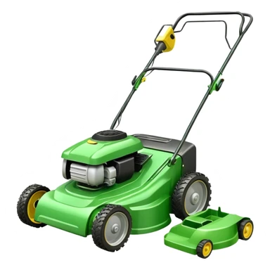 Lawn mower sticker