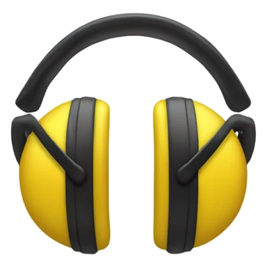 yellow Hulk ear muffs sticker