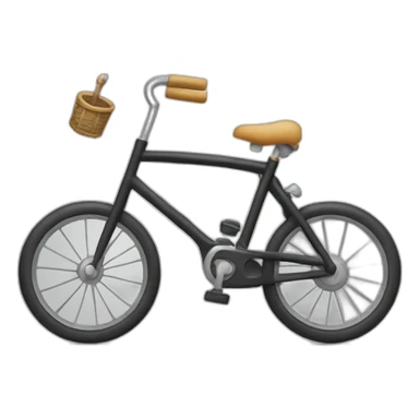 crutch and bike sticker