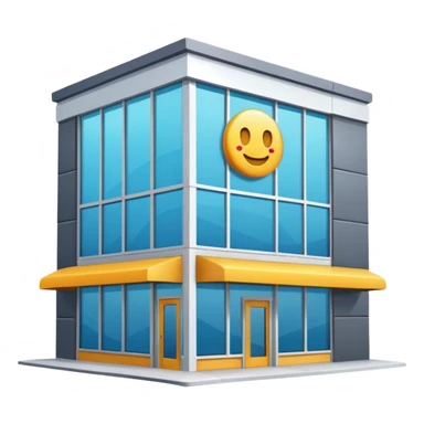 Card Market shop building sticker