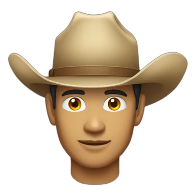 indonesian-guy-big-cowboy-hat sticker