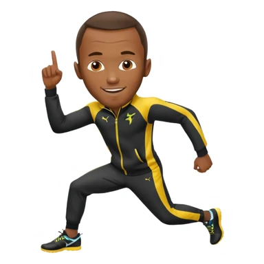 usain bolt with a 9.58 behind him sticker