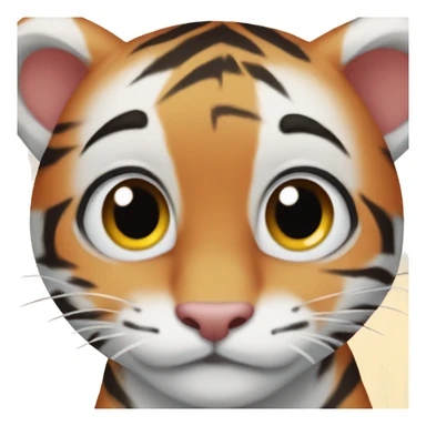 baby tiger sticker