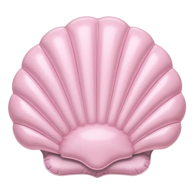 vintage rococo pale pink inflatable puffy shell phone sticker