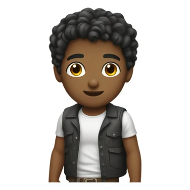 Beach boy with dark hair and colored eyes sticker