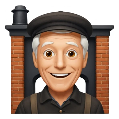 Dick Van Dyke chimney sweep  for discord  sticker