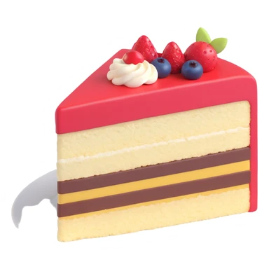 slice of cake sticker