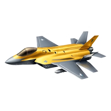 F35 Jet from the top sticker
