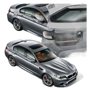 Bmw m5 f10 sticker