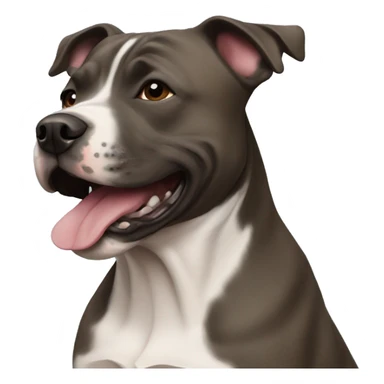 a staffy dog  sticker