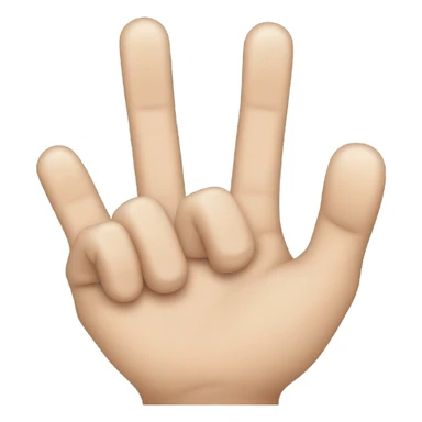 Pointer finger going into okay hand emoji sticker